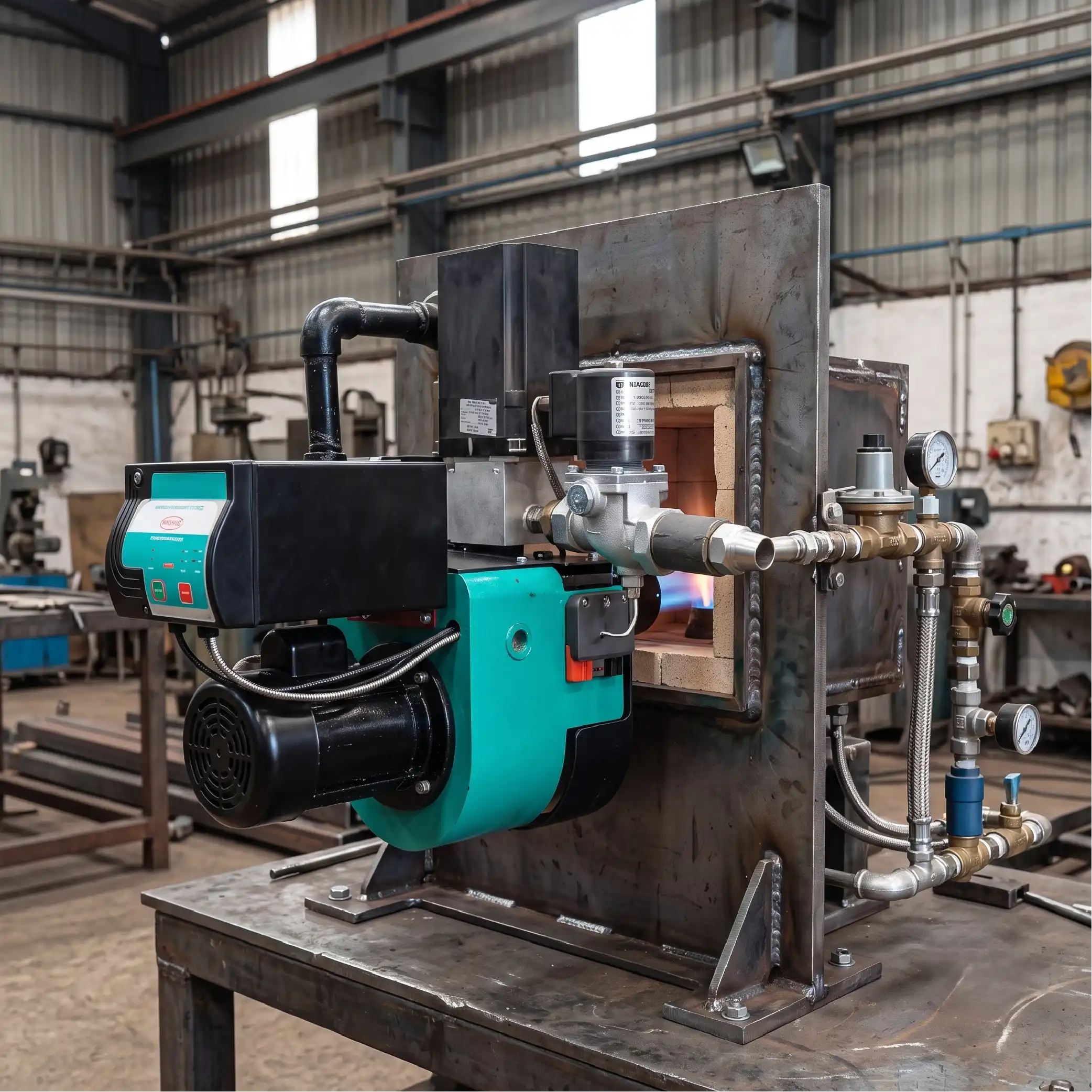 Crematorium Burner Installation