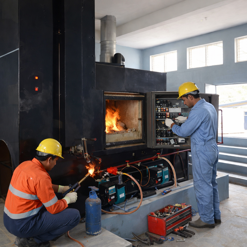Gas Crematorium System