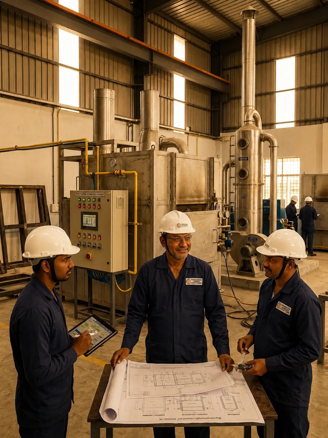 Gas Crematorium System
