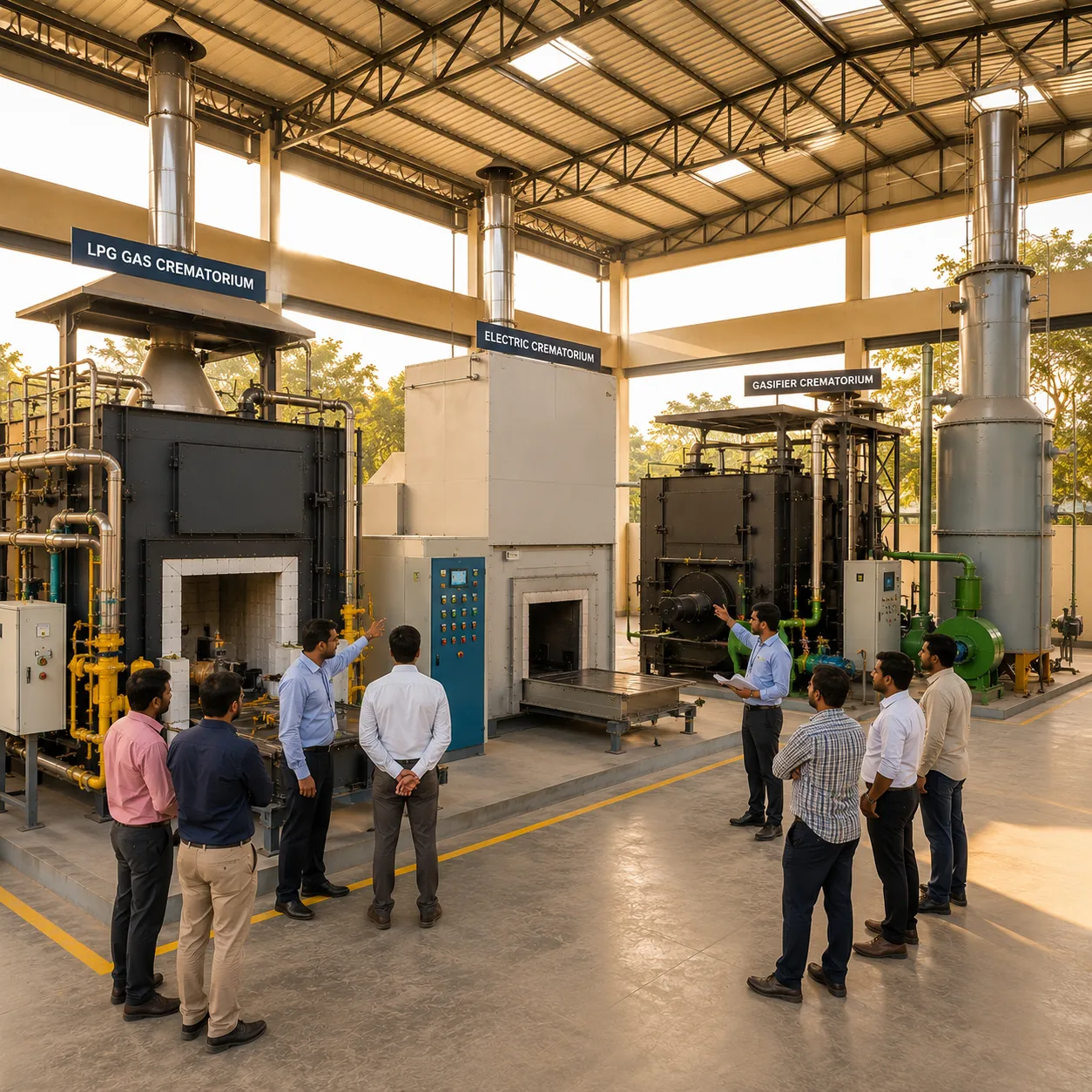 Gas Crematorium System
