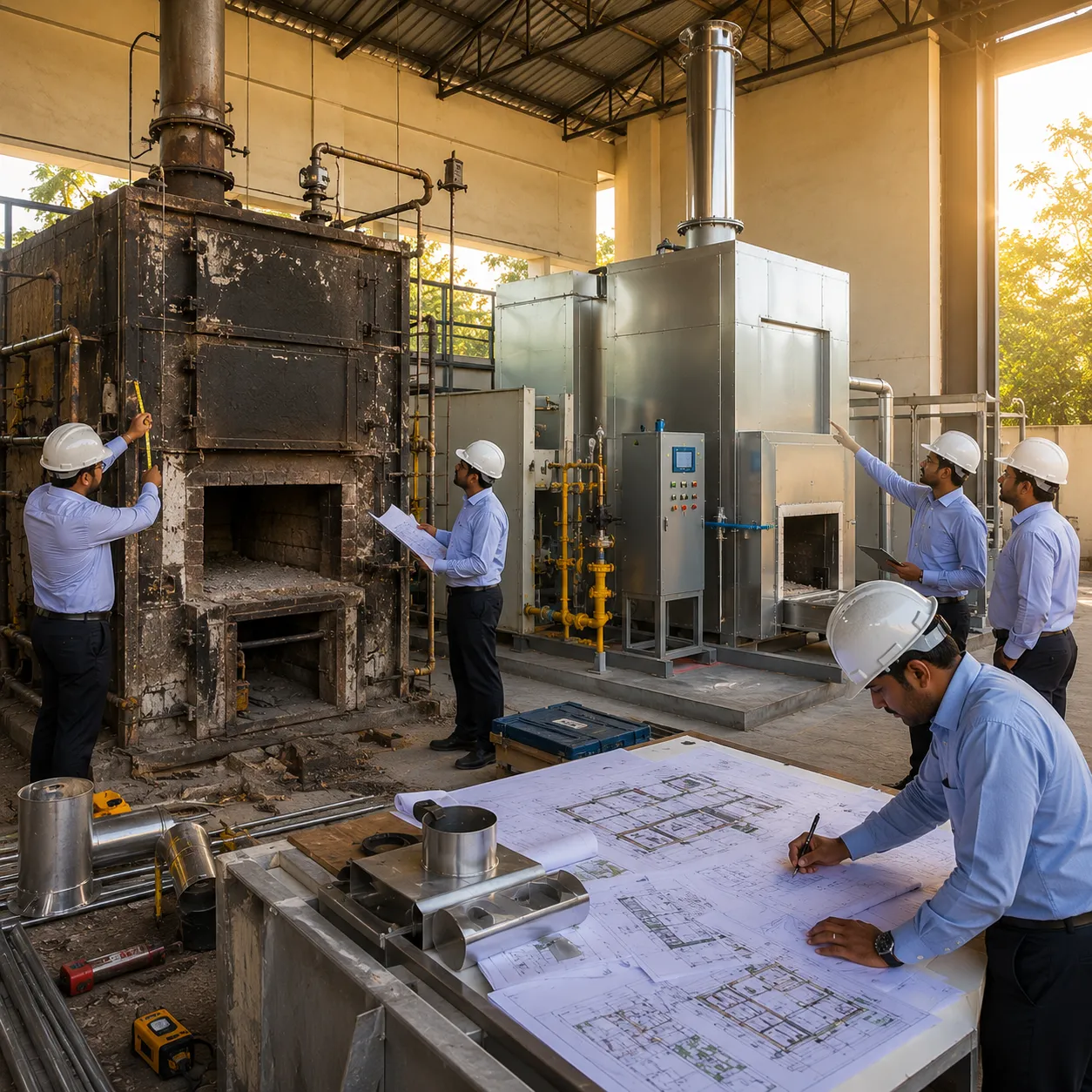 Gas Crematorium System