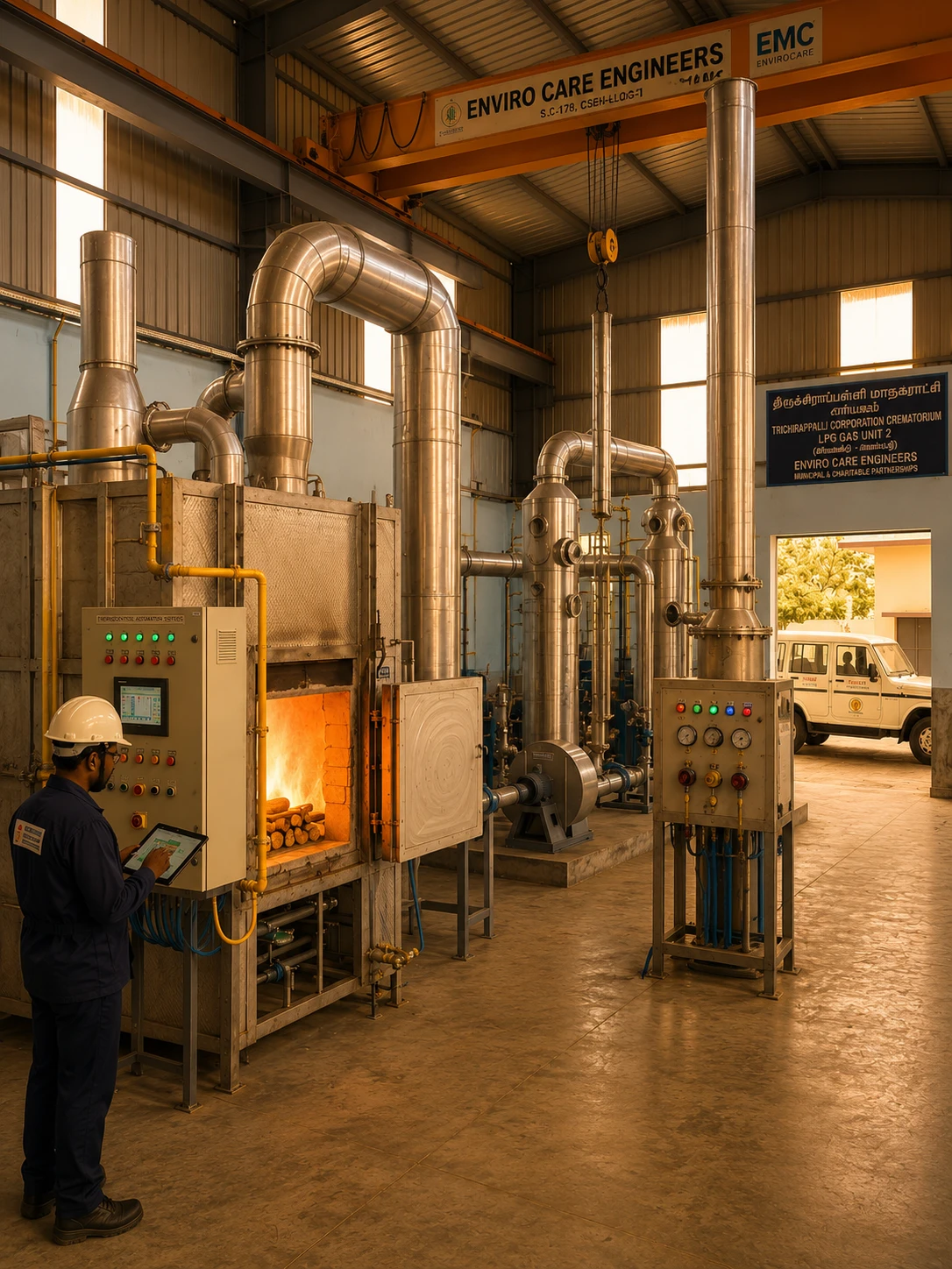 Gas Crematorium System