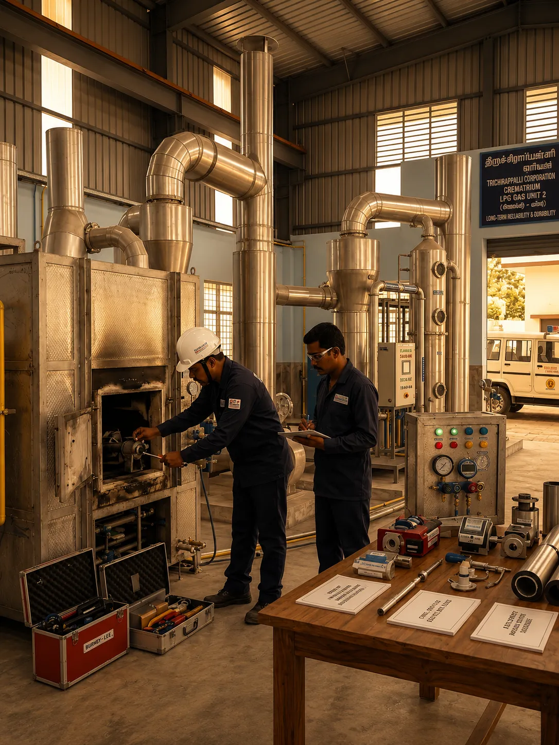 Gas Crematorium System