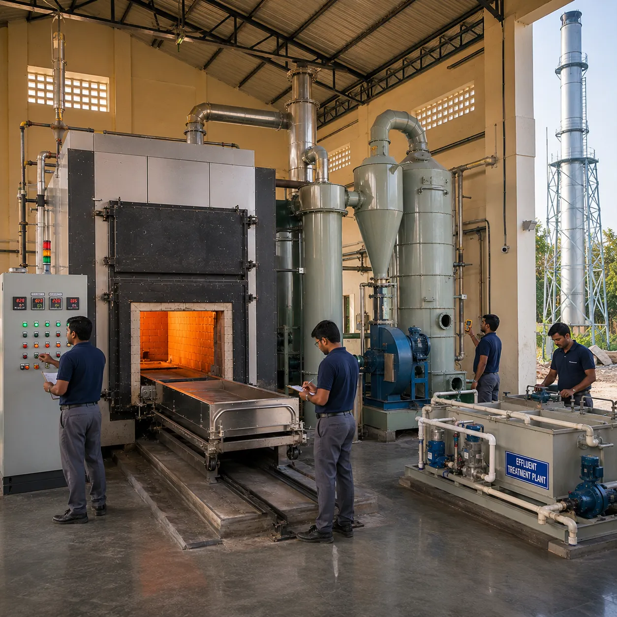 Gas Crematorium System