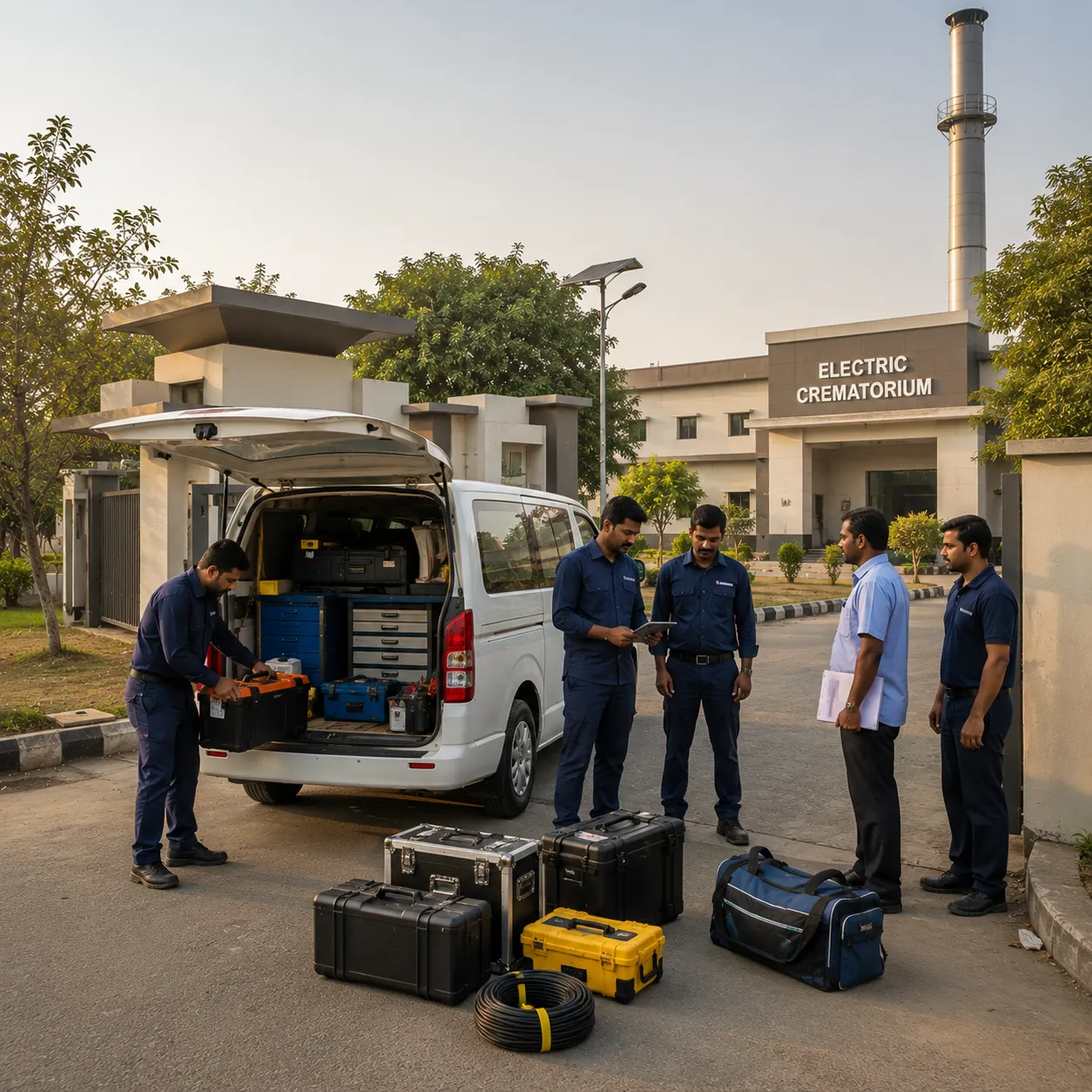 Gas Crematorium System