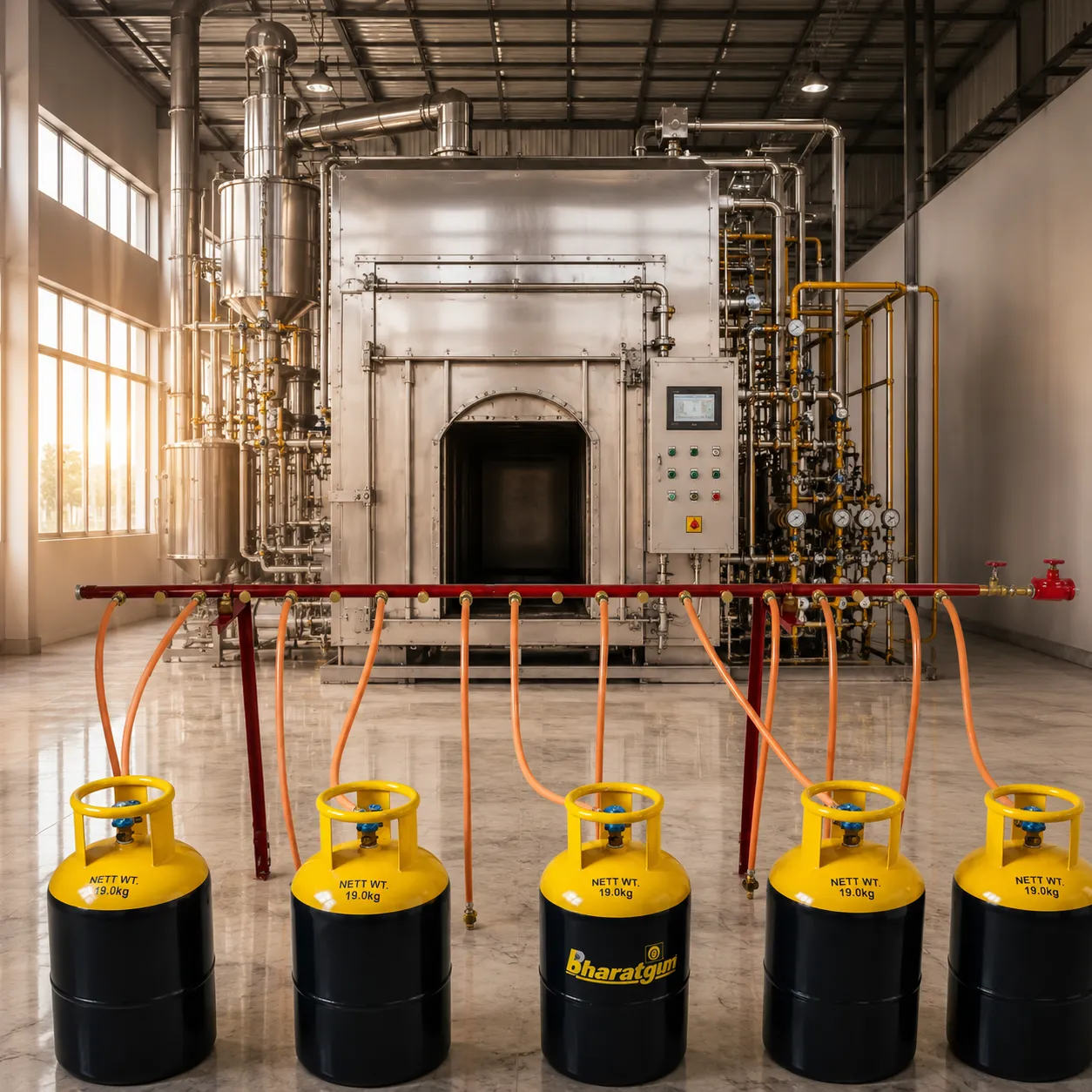 Gas Crematorium System