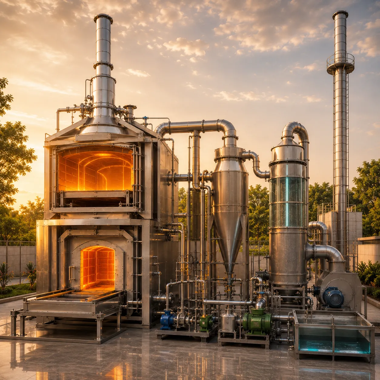 Gas Crematorium System