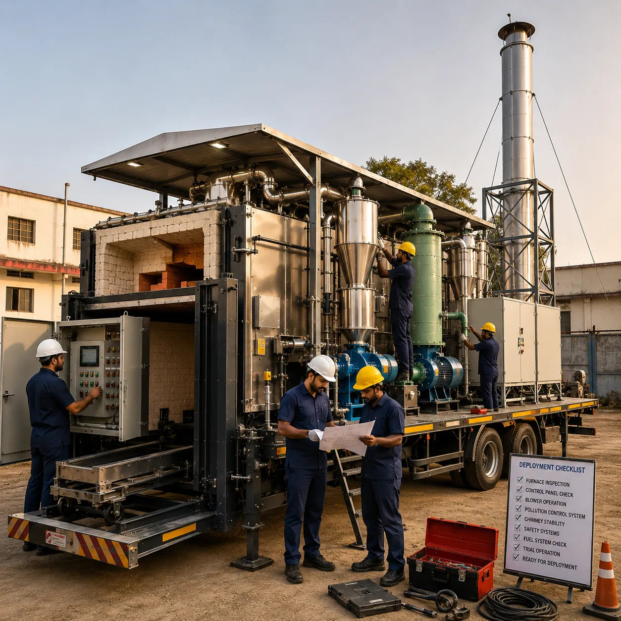 Gas Crematorium System
