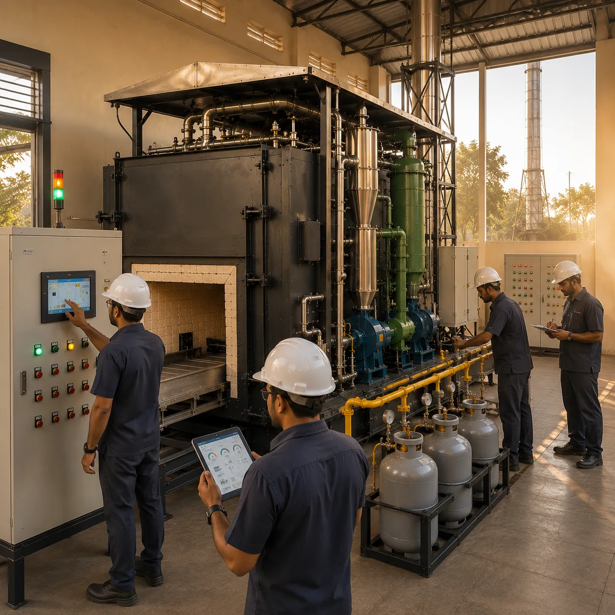 Gas Crematorium System