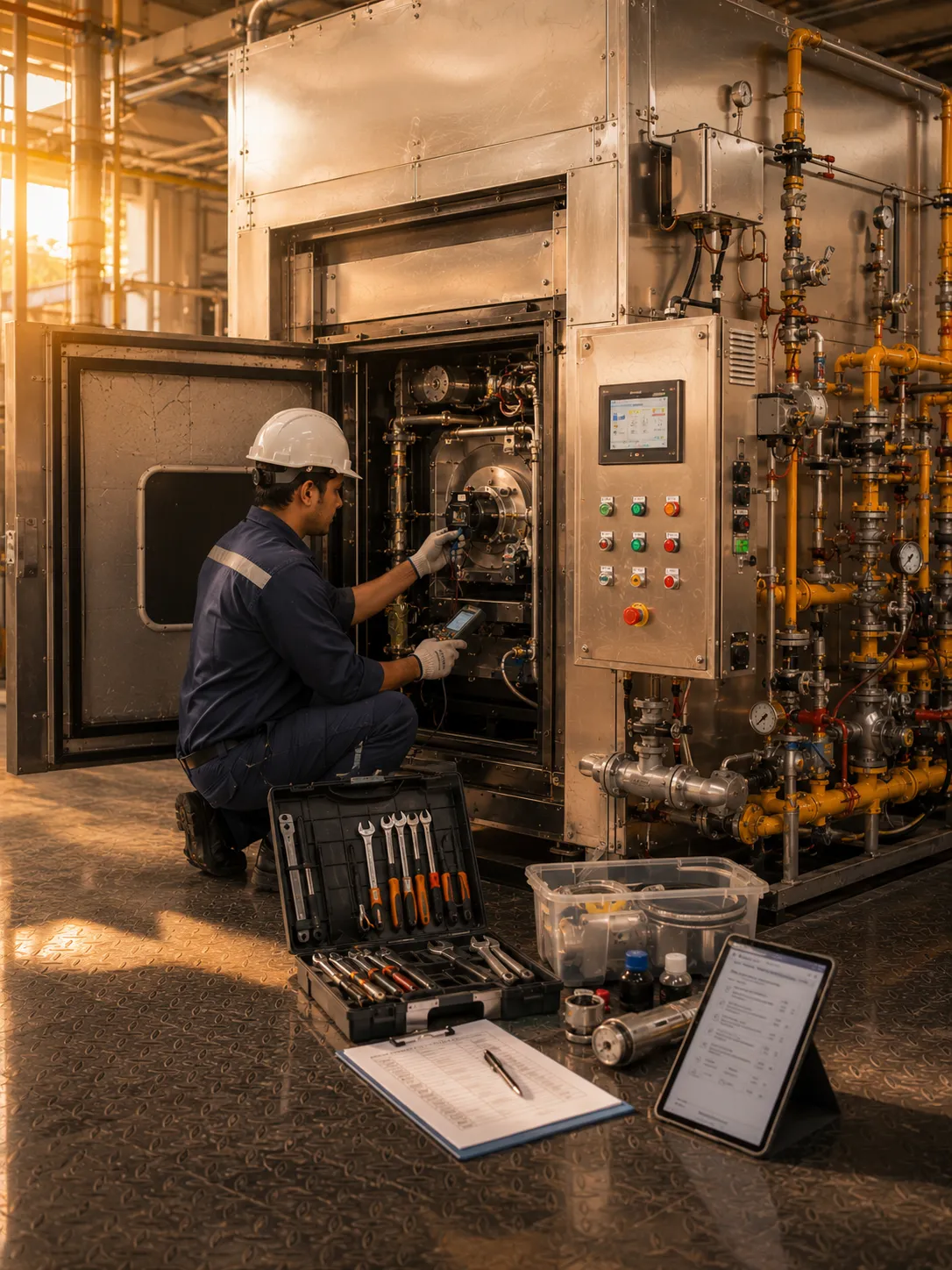 Gas Crematorium System