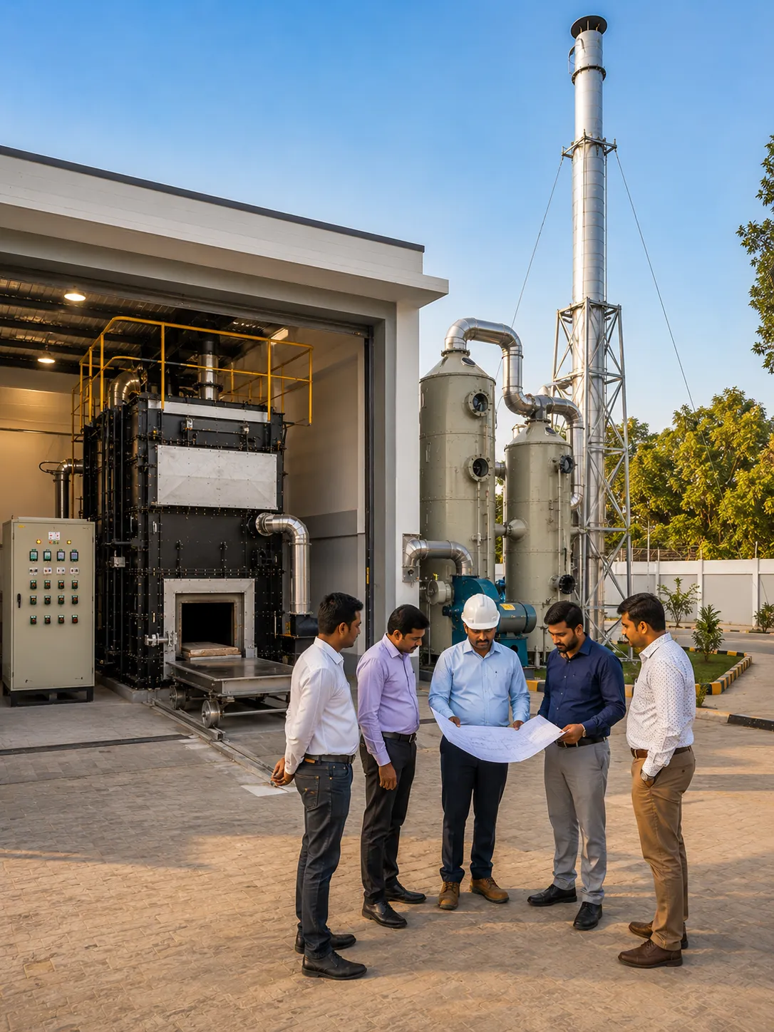 Gas Crematorium System