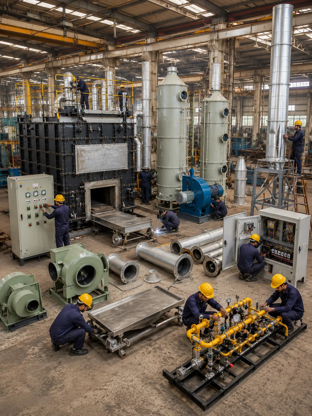Gas Crematorium System