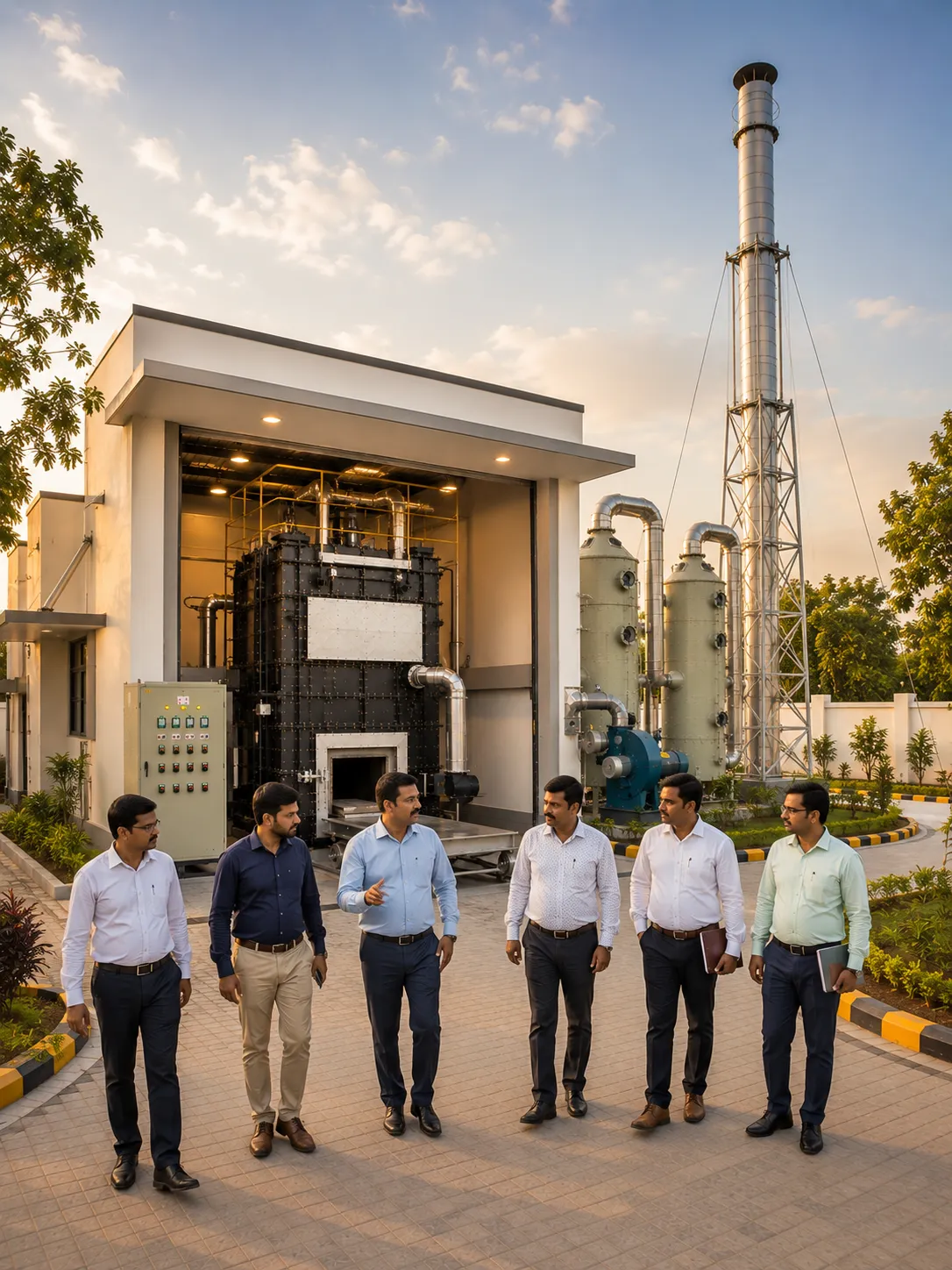 Gas Crematorium System